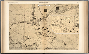 1529 Verrazzano. World Map (detail)