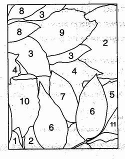 Leaf Collage ID Numbers