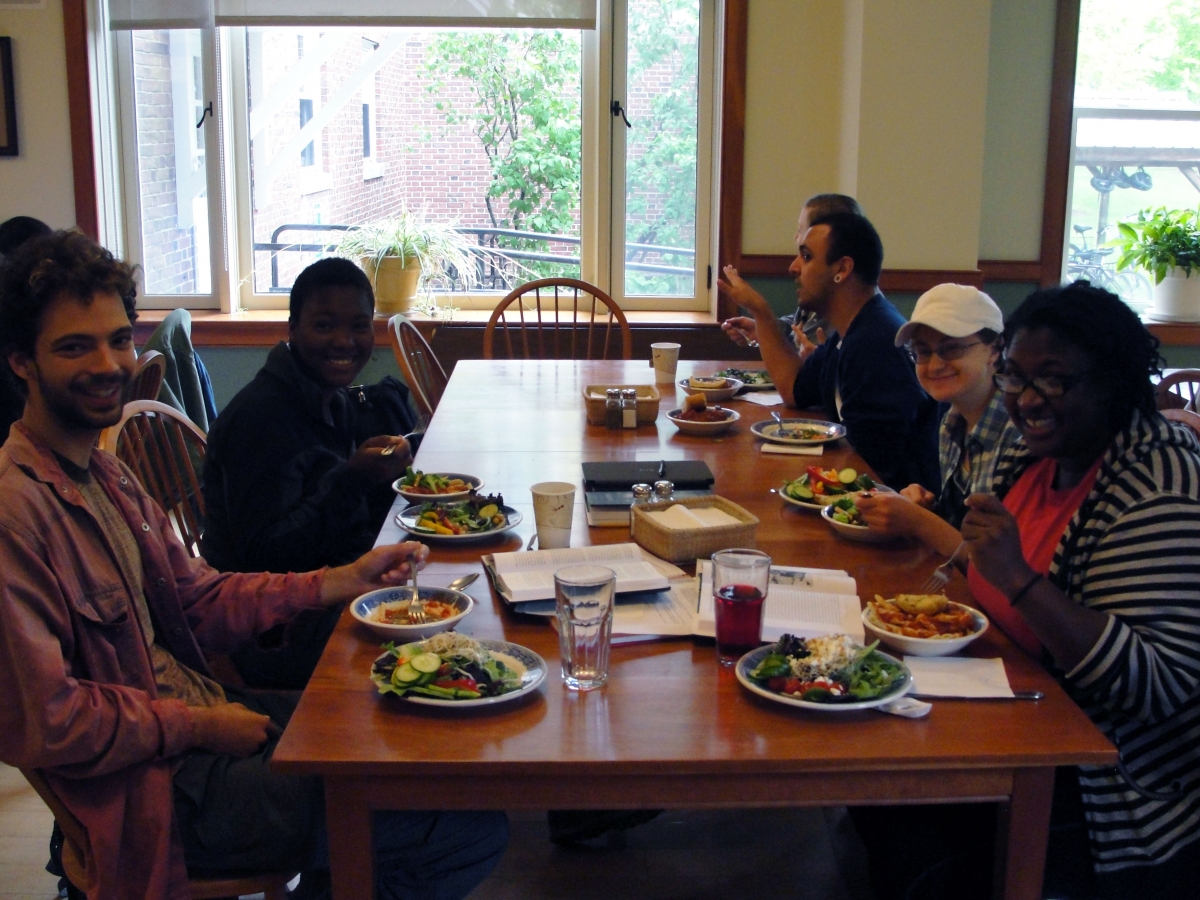 Lunch and books