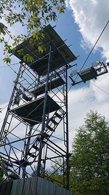 [Tram tower. Photo by Valentin Degtyarev]