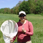 [Margaurete﻿ collecting butterflies.]